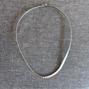 Sterling Silver Sculptural Choker
